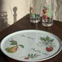 Plats et saladiers - Plat circulaire Elysian Garden Porcelaine Apilco France Ronald D30 - OFFICE OBJETS
