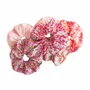 Accessoires cheveux - Assortiment de 6 chouchous en coton rose - Collection Liberty - LIME TREE DESIGN