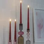 Éclairage LED - Slim Taper Candles - 2 Pack - Cranberry Red - PIFFANY COPENHAGEN