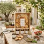 Delicatessen - APERO Provençal Wood BOX Black Tapenade 80g Green tapenade 80g Sun-dried tomato spread 80g Toast 150g Wooden box aperitif tray - CATRICE GOURMET