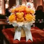 Floral decoration - Soy Wax Candle Pot – Medium Flower Home Decor Gift - WIRAWIRI