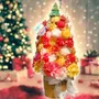 Candles - Festive Christmas Tree Candle Bouquet – Floral Arrangement - WIRAWIRI