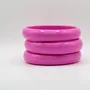 Bracelets - BRACELET EN RÉSINE ROSE BONBON 12 MM - JOLIE JULIE