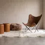 Poufs - Pouf poire - Peau de mouton - ECUIRA