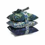 Parfums d'intérieur - Pile de 3 sachets carrés Liberty en coton lavande - Bleu - LIME TREE DESIGN