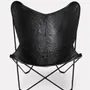 Armchairs - Butterfly leather armchair - ECUIRA