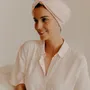 Autres linges de bain - Serviette turban cheveux en éponge bambou - POULE HOUSE