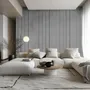 Paintings - Bauhaus Black & White Stripes Wallpaper – Contemporary Geometric Wall - J'ESSENTIA
