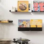 Autres décorations murales - Étagère vinyle - Rangement vinyle 33 tours - Lot de 2 - TEEBOOKS