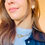 Bijoux - Collier POWER Doré - TELLMEE