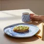 Everyday plates - Aqua Bloom Platter - LALI DESIGN STUDIO