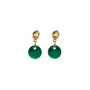 Bijoux - Boucles d'oreilles MINI R Vert - TELLMEE