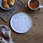 Everyday plates - Aqua Heart Dessert Plate - LALI DESIGN STUDIO