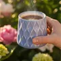Mugs - Aqua Wave Cup - LALI DESIGN STUDIO