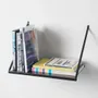 Etagères - Étagère suspendue 50 x 35 cm - Acier Blanc ou Noir - TEEBOOKS