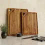 Knives - STOLF ELEGANCE CULINARY TEAK CUTTING BOARD 46X36X1.9CM - STOLF