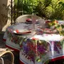 Linge de table textile - Nappe en satin de coton Bougainvilliers - BEAUVILLÉ
