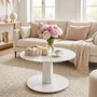 Tables basses - PIED DE TABLE BASSE CENTRAL ZIRCON - DECO-GEM