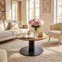 Tables basses - PIED DE TABLE BASSE CENTRAL ZIRCON - DECO-GEM