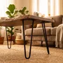 Coffee tables - LEG FOR COFFEE TABLE OR FURNITURE IN GEMINI STEEL - SET OF 2 LEGS - DECO-GEM