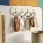 Objets de décoration - PORTE CLÉS EN ACIER NACRE - DECO-GEM