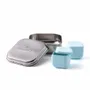 Repas pour enfant - GrowBento – Chrome/Aqua - MINIWARE AB