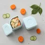 Repas pour enfant - GrowBento – Chrome/Aqua - MINIWARE AB
