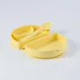 Repas pour enfant - Assiette Fold & Scoop – Crème anglaise/Crème anglaise - MINIWARE AB