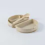 Repas pour enfant - Assiette Fold & Scoop – Avoine/Avoine - MINIWARE AB
