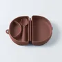 Repas pour enfant - Assiette Fold & Scoop – Châtaigne/Châtaigne - MINIWARE AB