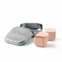 Repas pour enfant - GrowBento – Chrome/Pêche - MINIWARE AB