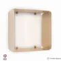 Decorative objects - AMBER STEEL CUBE WALL SHELF - DECO-GEM