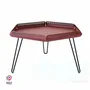Tables basses - TABLE BASSE EN ACIER CÉLESTE - DECO-GEM