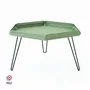 Tables basses - TABLE BASSE EN ACIER CÉLESTE - DECO-GEM