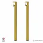 Dining Tables - TOPAZ STEEL HIGH TABLE LEGS - SET OF 2 LEGS - DECO-GEM