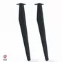 Dining Tables - OPAL STEEL STANDING DINING TABLE LEG - SET OF 2 LEGS - DECO-GEM