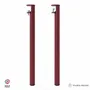 Console table - TOPAZ STEEL STANDING DINING TABLE LEG - SET OF 2 LEGS - DECO-GEM