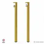 Console table - TOPAZ STEEL STANDING DINING TABLE LEG - SET OF 2 LEGS - DECO-GEM