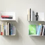 Shelves - Small white shelf 30 x 15 cm – Set of 2 - TEEBOOKS