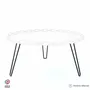 Lawn tables - AURA STEEL COFFEE TABLE - DECO-GEM