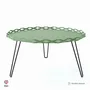 Lawn tables - AURA STEEL COFFEE TABLE - DECO-GEM