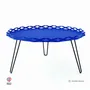 Lawn tables - AURA STEEL COFFEE TABLE - DECO-GEM