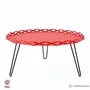 Lawn tables - AURA STEEL COFFEE TABLE - DECO-GEM