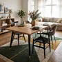Dining Tables - High black wooden table leg - 71.5 cm Libra - Set of 2 legs - DECO-GEM
