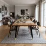 Dining Tables - High black wooden table leg - 71.5 cm Libra - Set of 2 legs - DECO-GEM