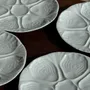 Assiettes de réception - Lot de 4 assiettes à huîtres Limoges France D25 - OFFICE OBJETS