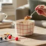 Mugs - Cozy Grid Mug - LALI DESIGN STUDIO