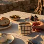 Mugs - Cozy Grid Mug - LALI DESIGN STUDIO