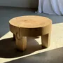 Coffee tables - Coffee table, quadripod coffee table in solid monoxyl mango wood - OFFICE OBJETS
