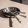 Ustensiles de cuisine - Pack Brigade - Notre set de 3 poêles en inox - ATMA KITCHENWARE
